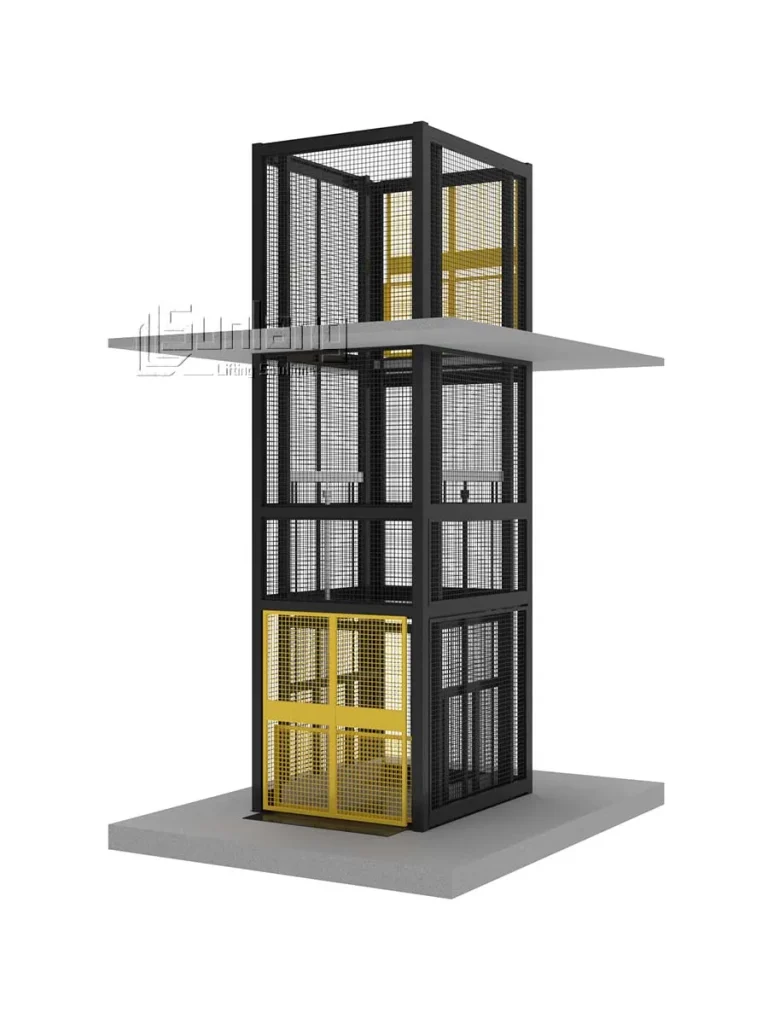 Cargo lift for sale, designed for safe and efficient vertical transportation of goods