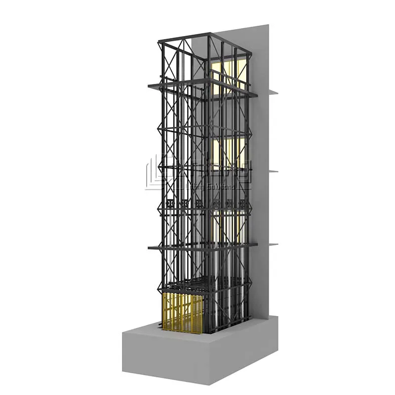 Custom-designed heavy-duty goods lift solution for industrial material handling