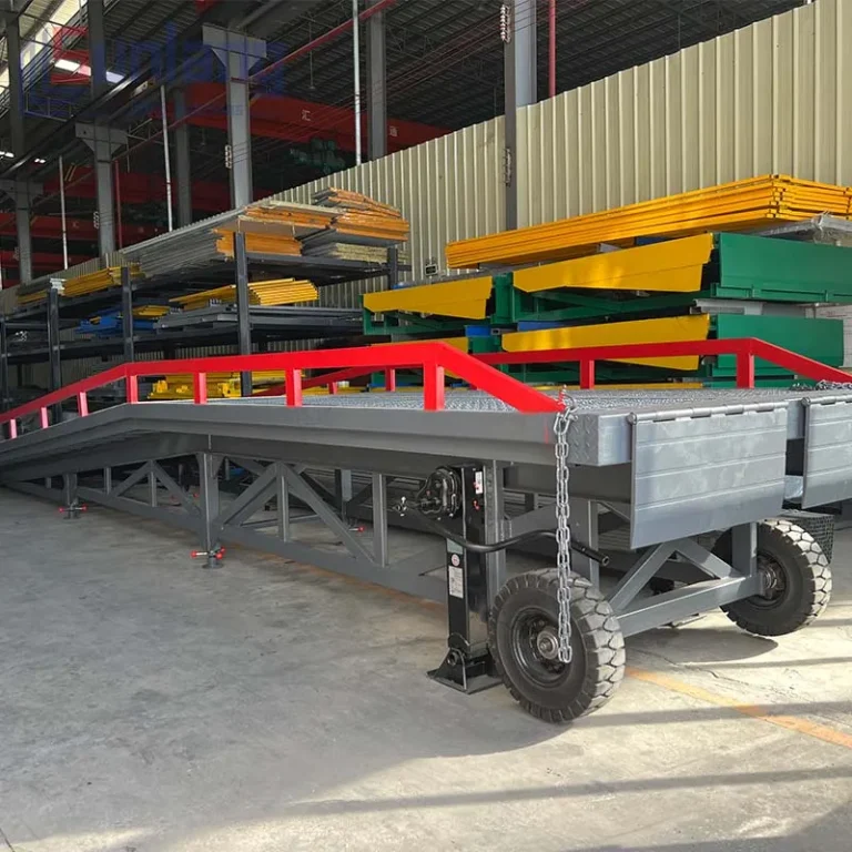 Custom mobile loading ramp manufactured to client specifications