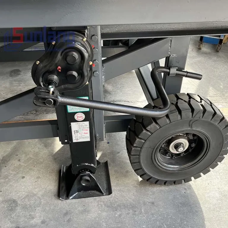 Mobile loading ramp with wheels for easy transport
