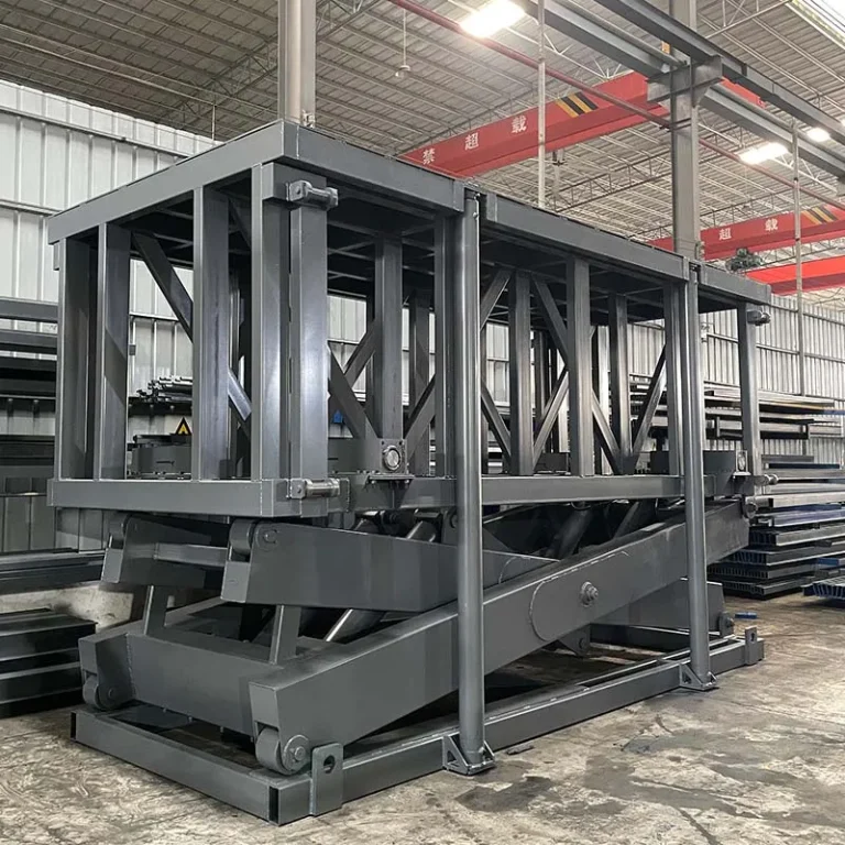 Custom-designed scissor lift platform tailored to specific industrial needs.