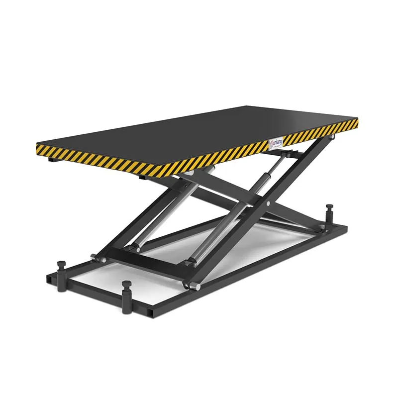 Custom-designed scissor lift table tailored for specific industrial lifting needs
