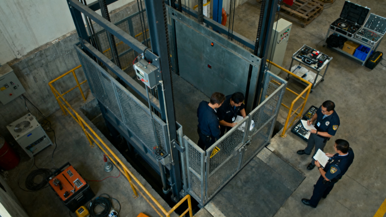 cargo lift site survey